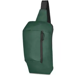 Altitude Fanpark Crossbody Bag Dark Green Front Zip